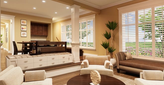 Before Replacing the Furniture in Your Living Room, Consider Plantation Shutters