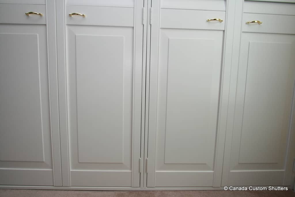 Louvered panel doors