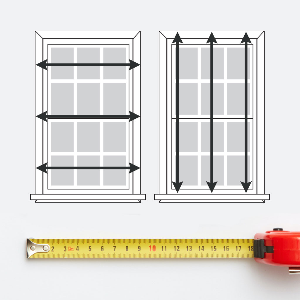 How to measure window shutters